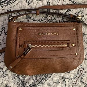 Michael Kors Crossbody - brown leather